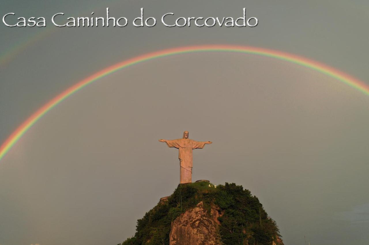 Casa Caminho Do Corcovado Nearchrist Redeemer Statue ริโอเดจาเนโร ภายนอก รูปภาพ